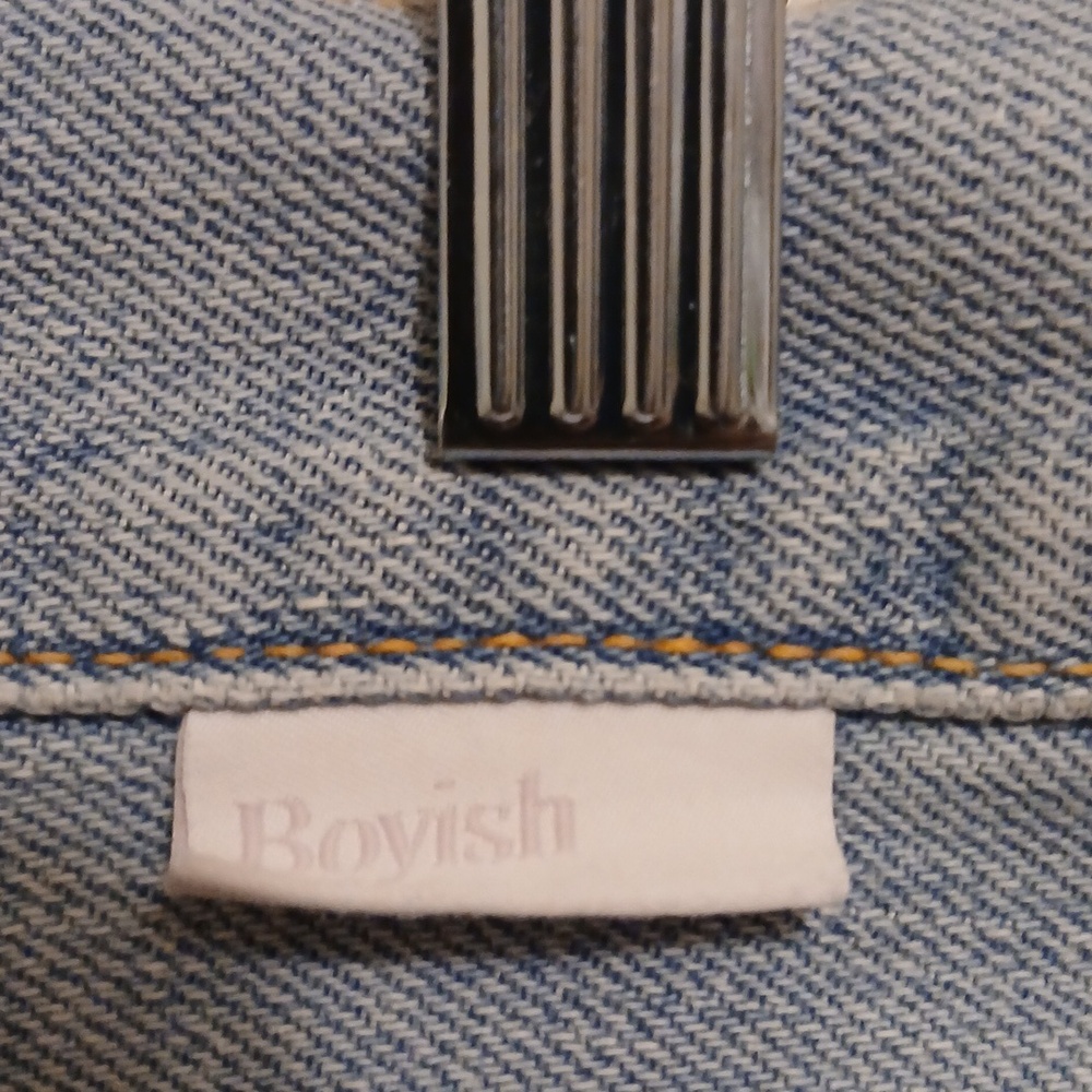 Boyish Light Blue Straight-Leg Distressed Jeans - Picture 10 of 10